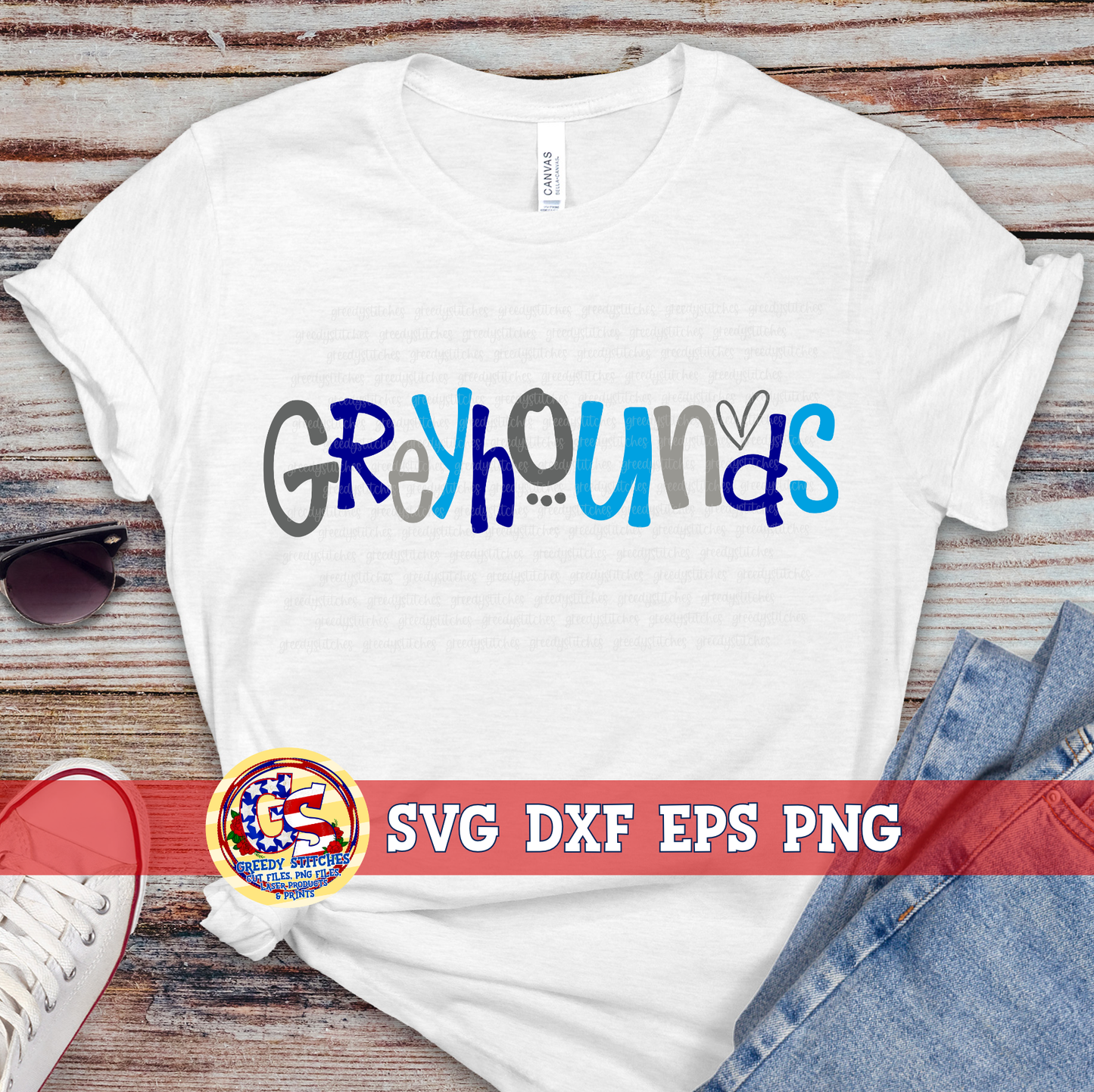 Greyhounds SVG DXF EPS PNG