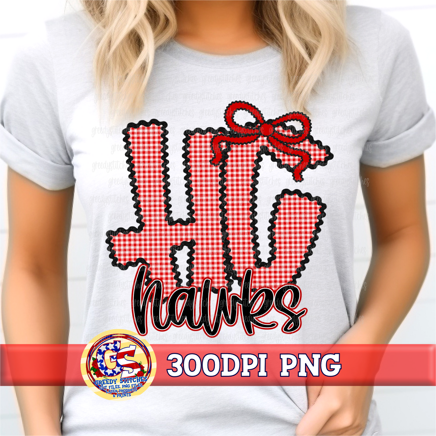 Harrison Central Hawks PNG - Ric Rac Gingham