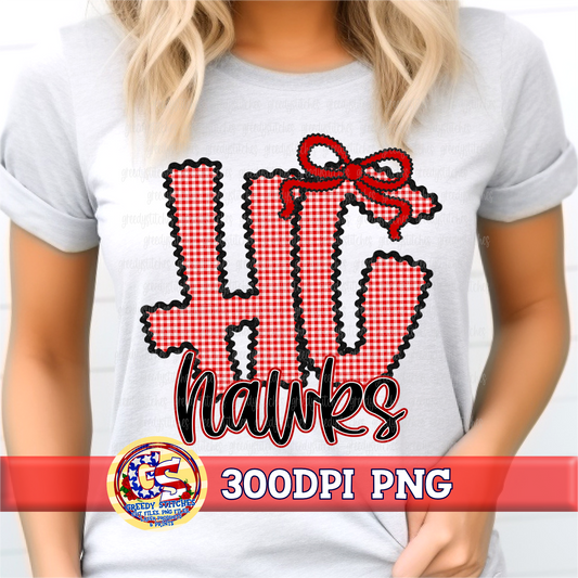 Harrison Central Hawks PNG - Ric Rac Gingham
