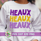 Heaux Heaux Heaux Wave SVG DXF EPS PNG