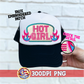 Hot Girl Faux Embroidered Patch Trucker Hats PNG