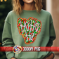 Ho Ho Ho Red Green Foil Christmas PNG