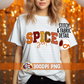 Spice Girl Varsity Faux Embroidery PNG For Sublimation