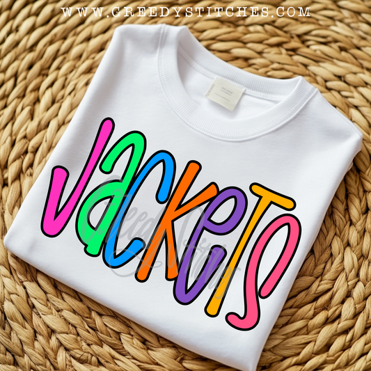 Neon Jackets Transfer