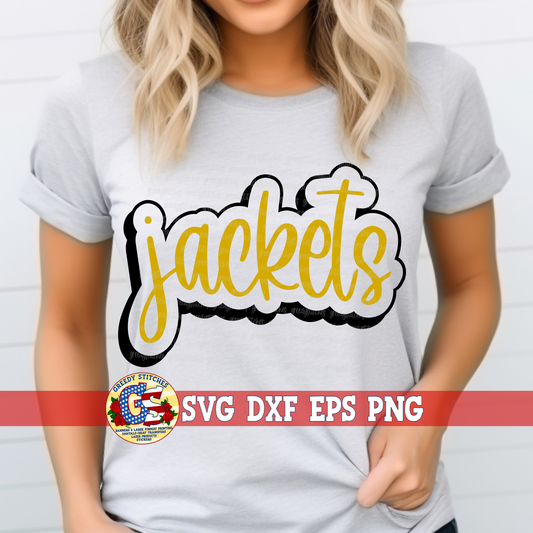 Jackets Outline SVG DXF EPS PNG