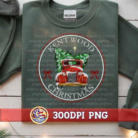 Kentwood Christmas Truck PNG