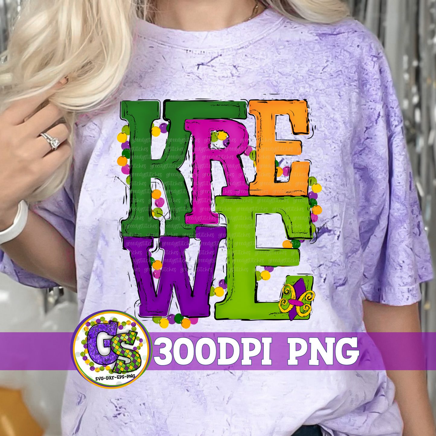 Krewe Grunge PNG