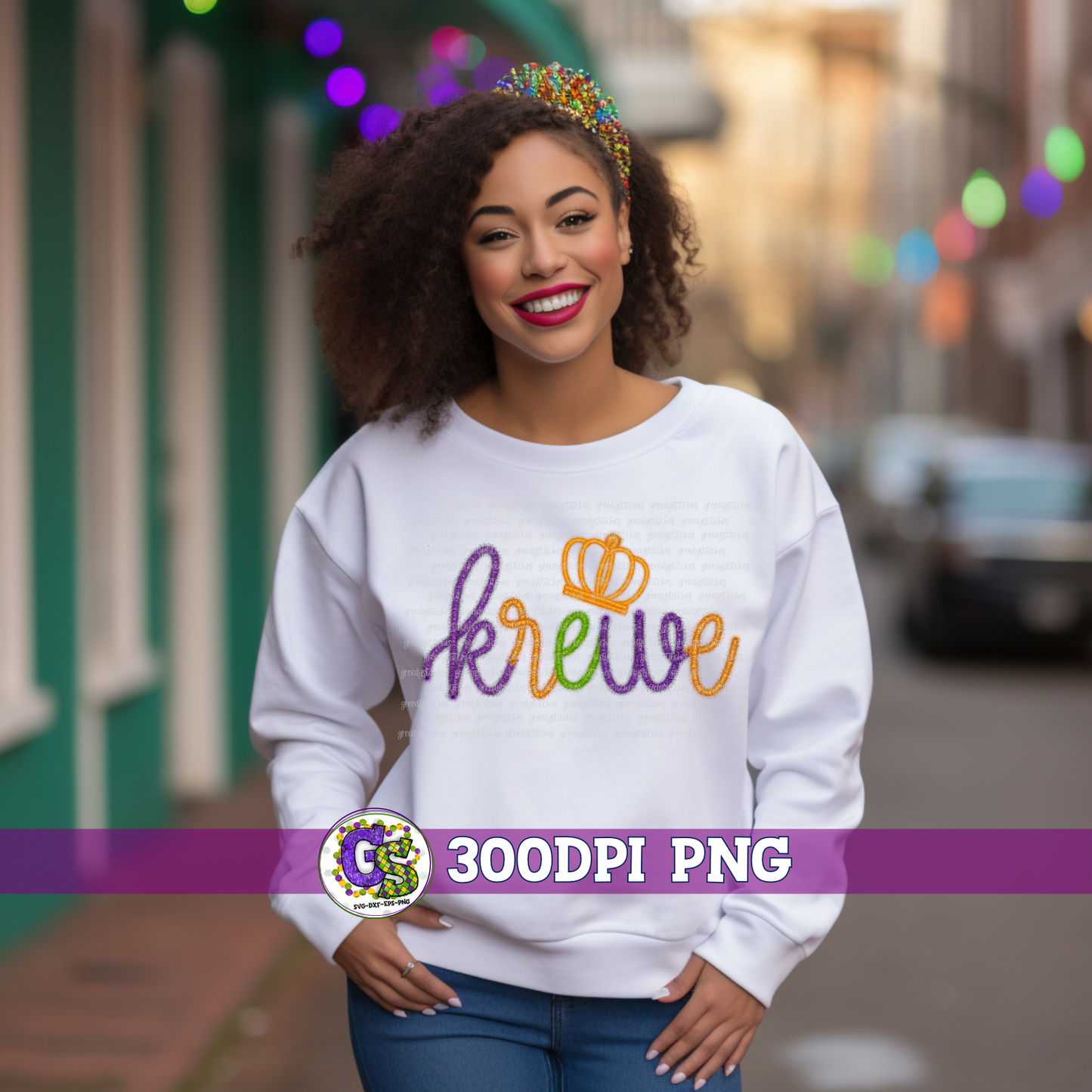 Krewe Faux Tinsel PNG