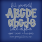 DIY Faux Lace Alpha & Number Pack PNG