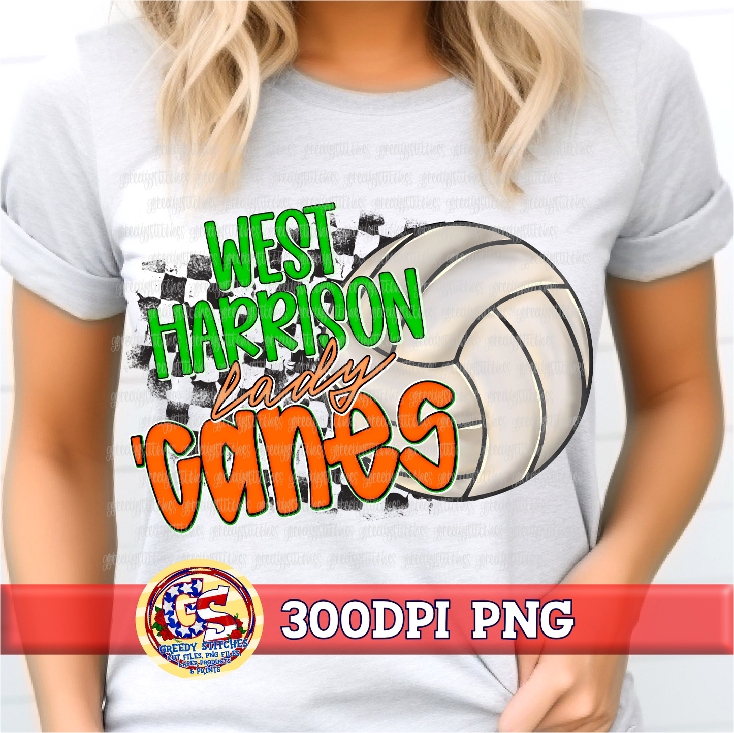 West Harrison Lady Canes Volleyball PNG
