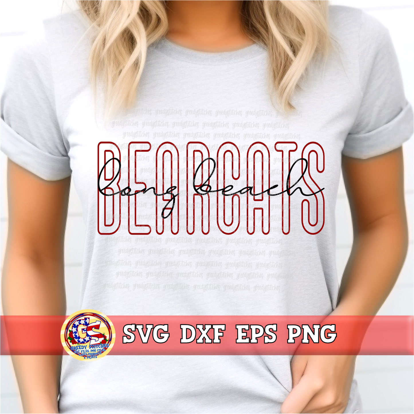 Long Beach Bearcats SVG DXF EPS PNG