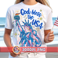 God Bless the USA Lady Liberty PNG
