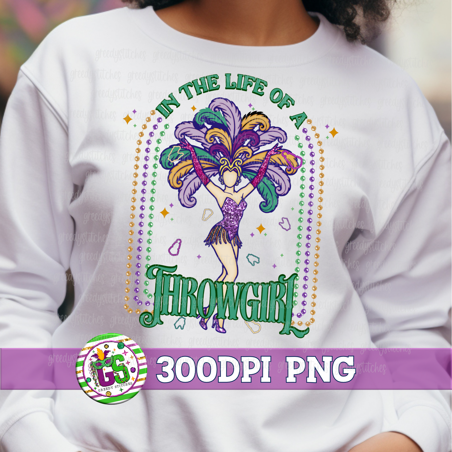 In the LIfe of a Throwgirl PNG - Mardi Gras