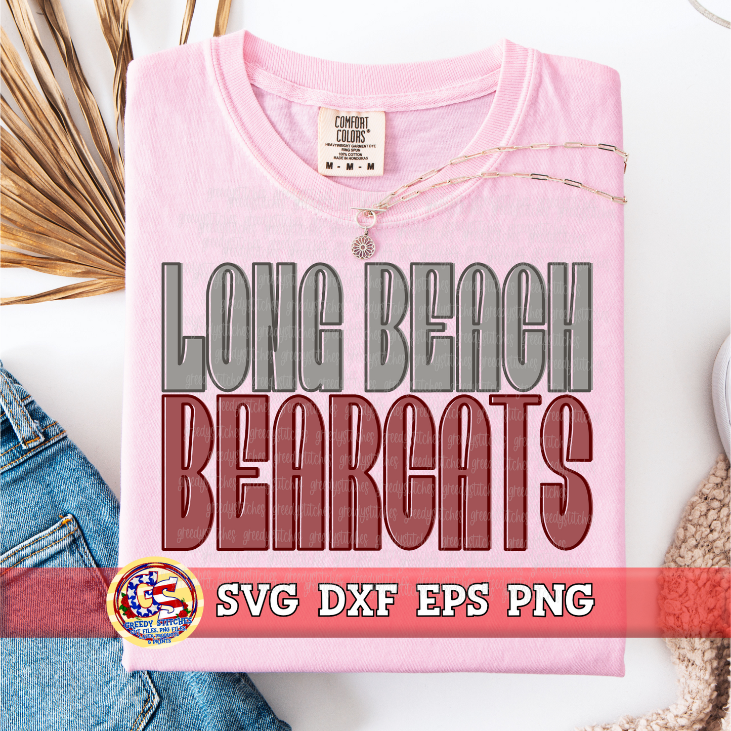 Long Beach Bearcats SVG DXF EPS PNG