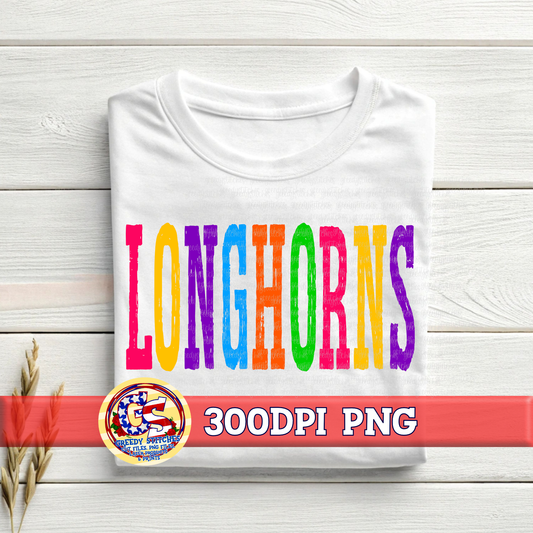 Tall Longhorns PNG