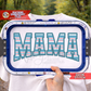 Mama Arched Varsity Satin Stitch Applique Machine Embroidery