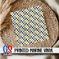 Mardi Gras Checker Marine Vinyl