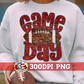 Maroon Game Day Football Faux Embroidery Sequins PNG