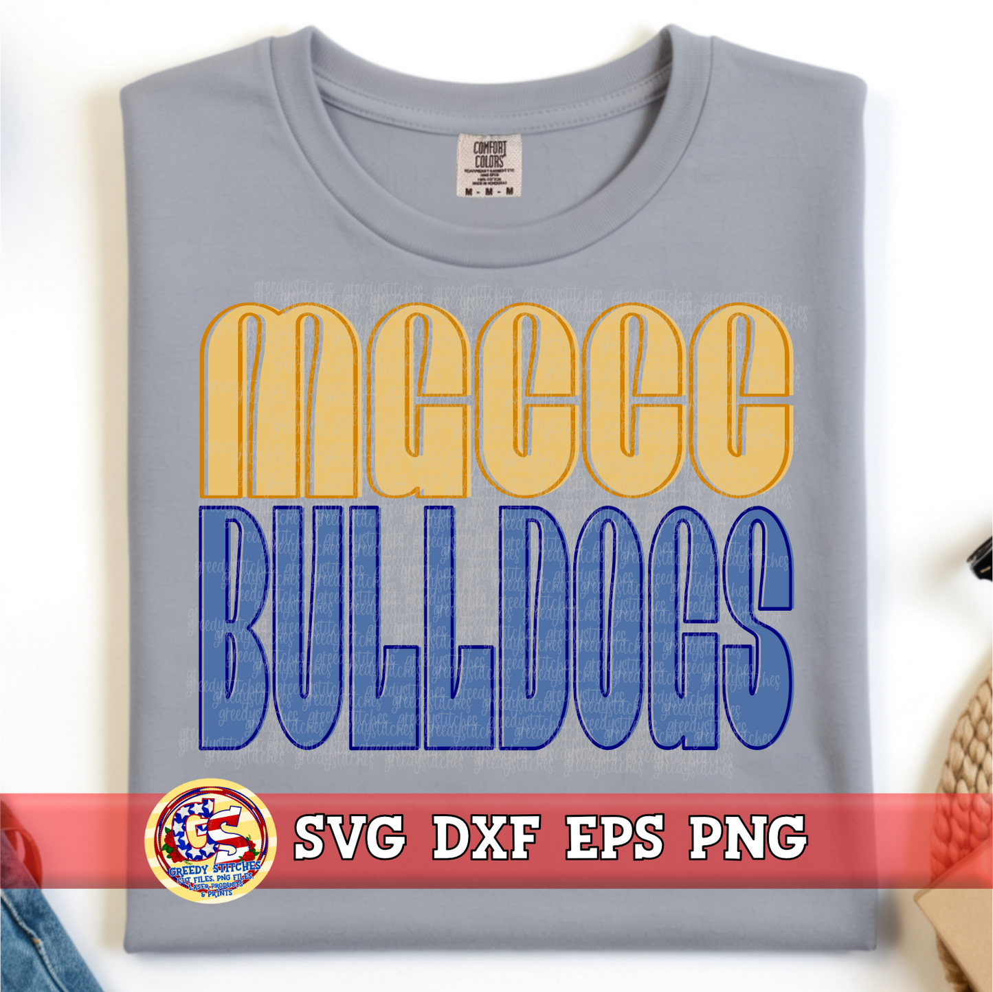 MGCCC Bulldogs SVG DXF EPS PNG