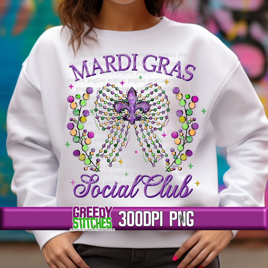 Mardi Gras Social Club PNG