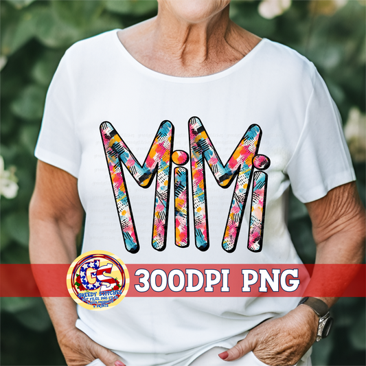 Mimi Doodle Letters PNG