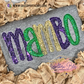 Mambo Bean Stitch Applique Machine Embroidery Design