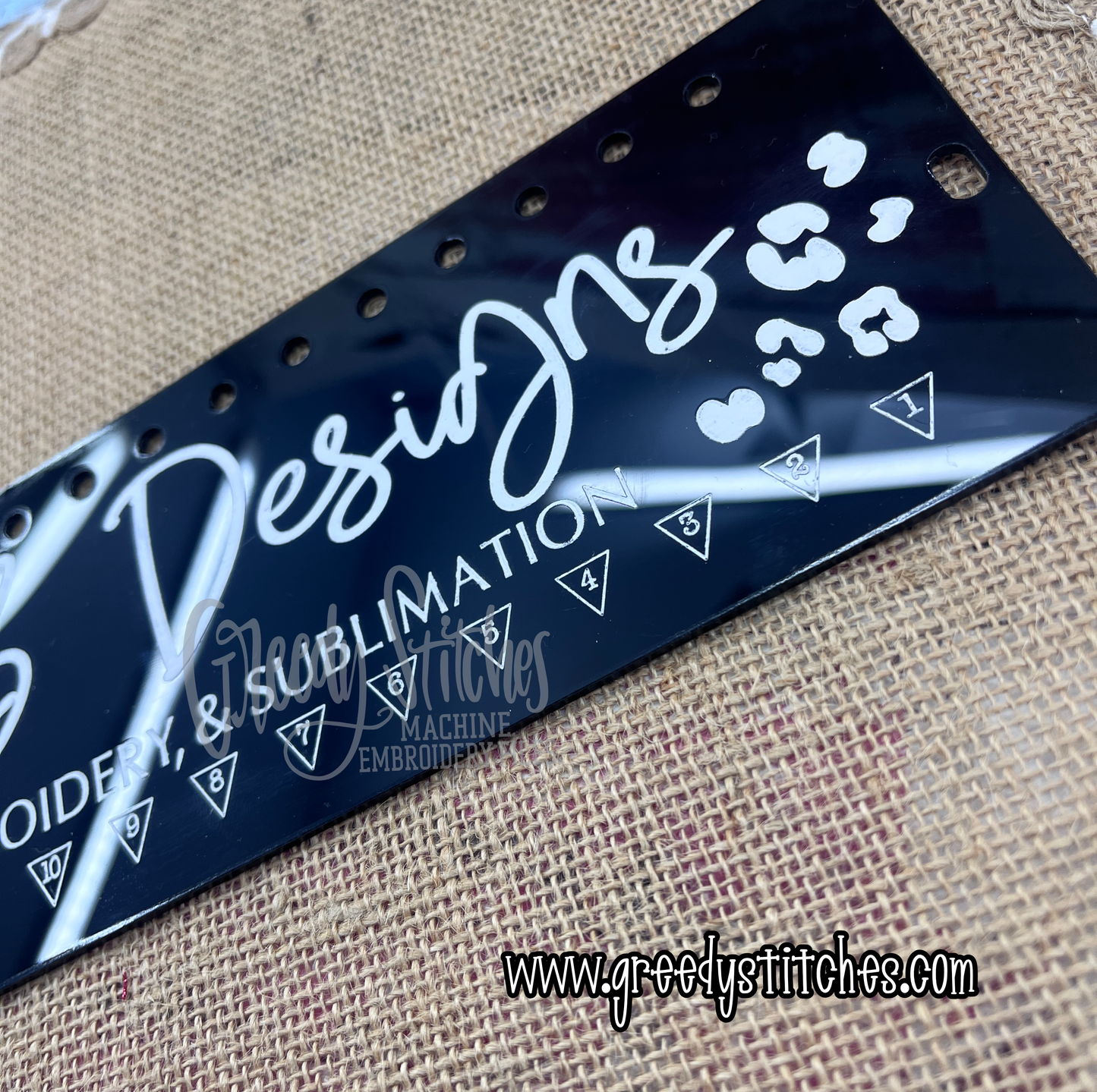 Custom Oiler Plate for Holiauma 15 Needle Embroidery Machines