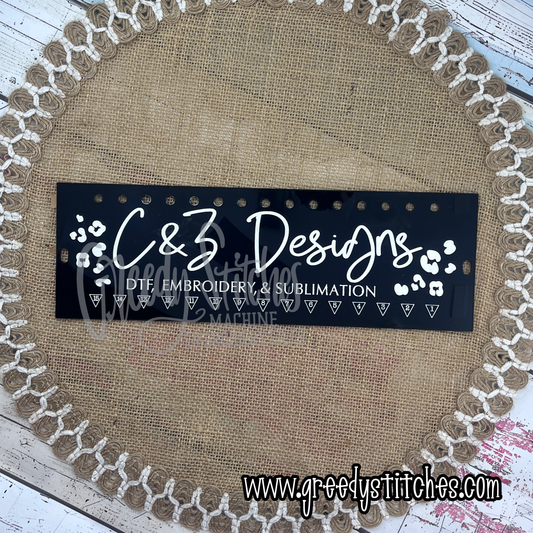 Custom Oiler Plate for Ricoma 20 Needle Embroidery Machines