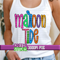 Neon Maroon Tide PNG