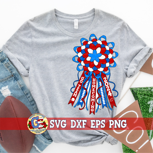 2024 Homecoming Mum SVG DXF EPS PNG