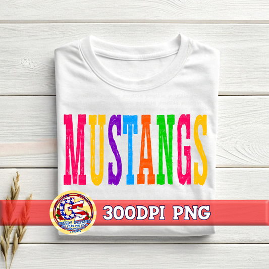 Tall Mustangs PNG