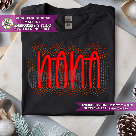 Nana Bling & Machine Embroidery Design