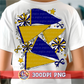 Navy Gold Spirit Pennants & Poms PNG - Homecoming PNG