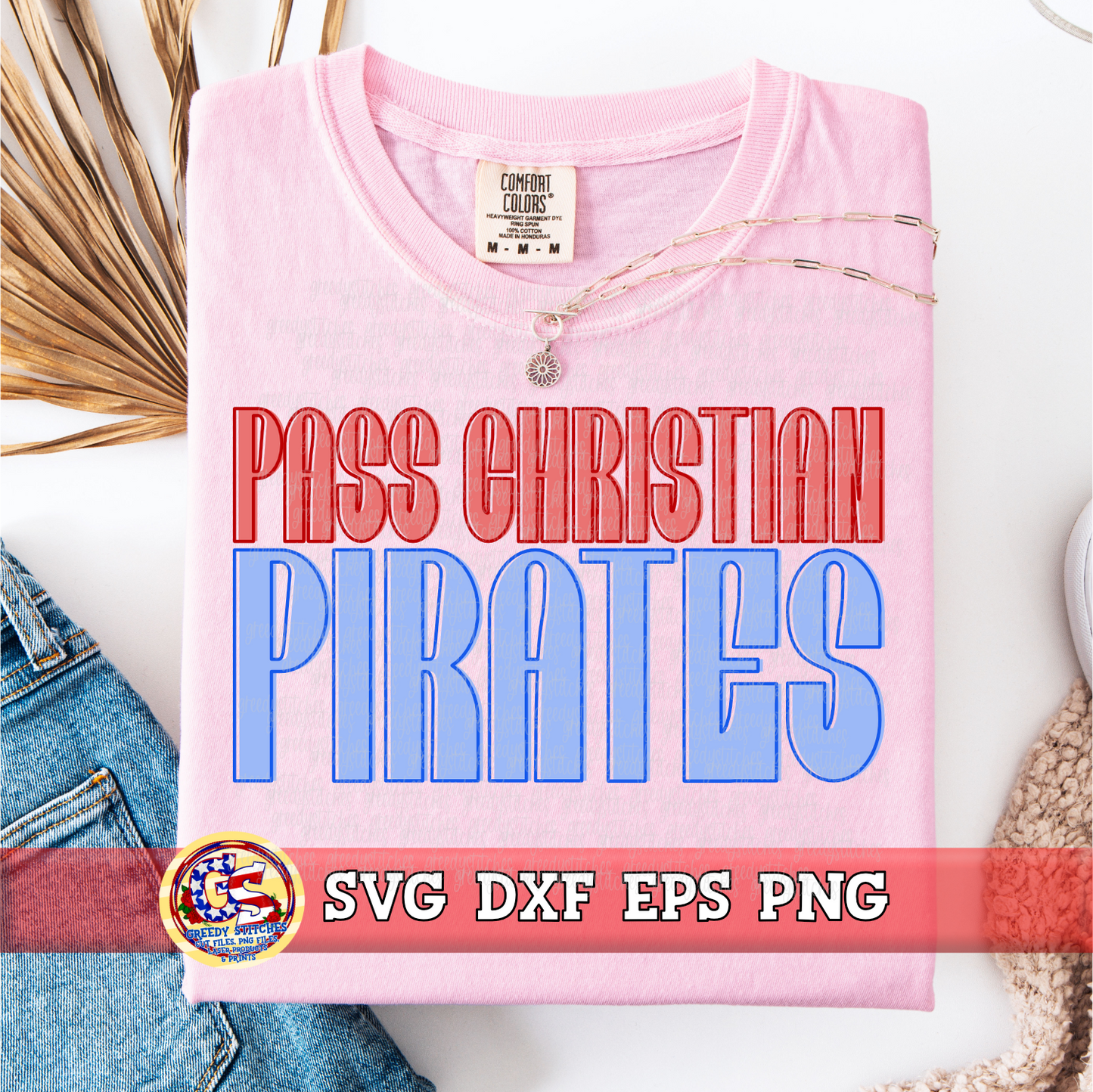 Pass Christian Pirates SVG DXF EPS PNG