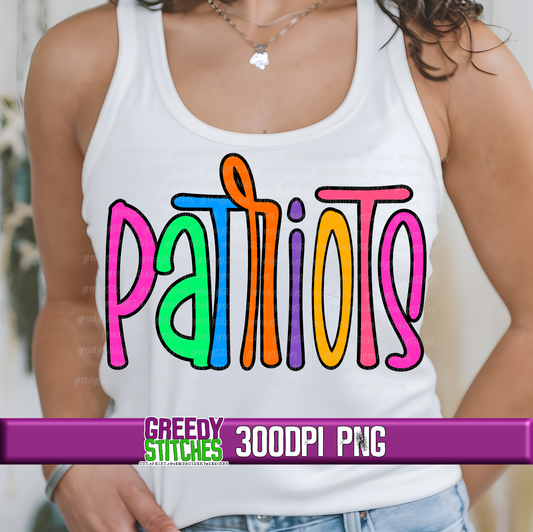 Neon Patriots PNG