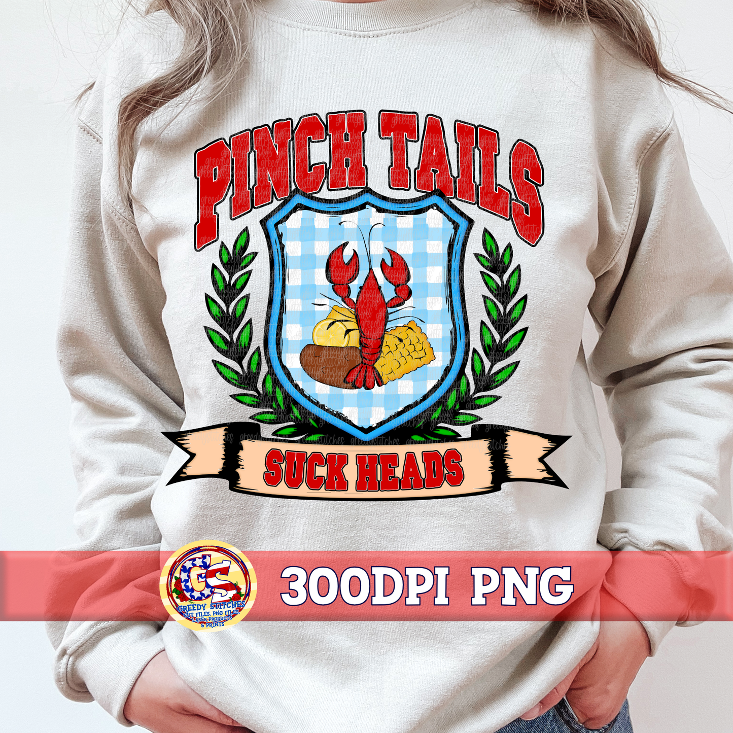 Pinch Tails Suck Heads Crawfish PNG