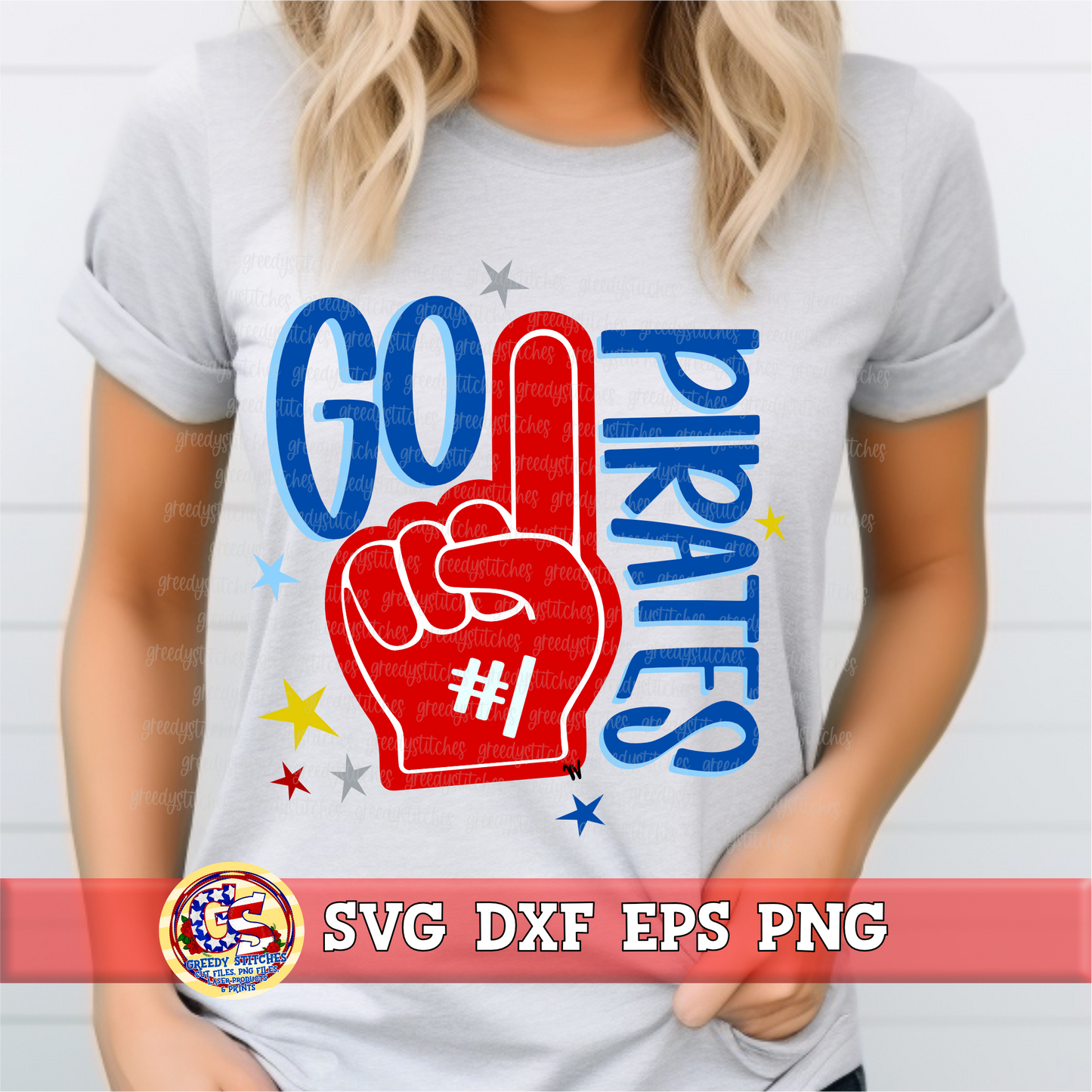 Go Pirates Foamie SVG DXF EPS PNG