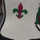 Sequin Marching Boots Patch ----Mardi Gras Patch