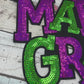 Sequin Mardi Gras Patch