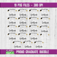 Proud Graduate with Spaces for Pictures PNG Bundle