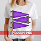 Purple Leopard Pennant Set PNG