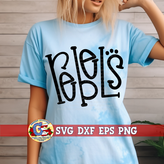 Rebels SVG DXF EPS PNG
