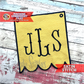 Hanging Banner Satin Stitch Machine Embroidery Design - ITH Embroidery