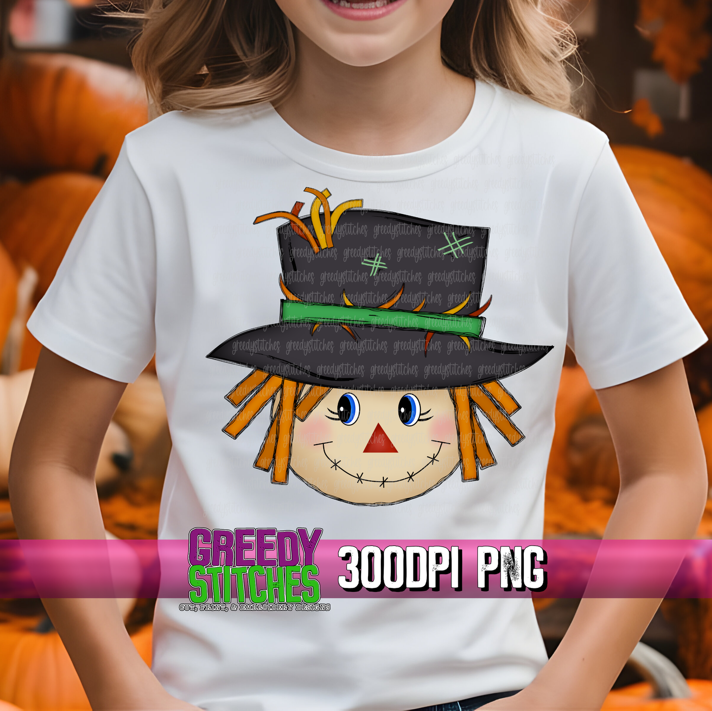 Scarecrow with Name Plate PNG