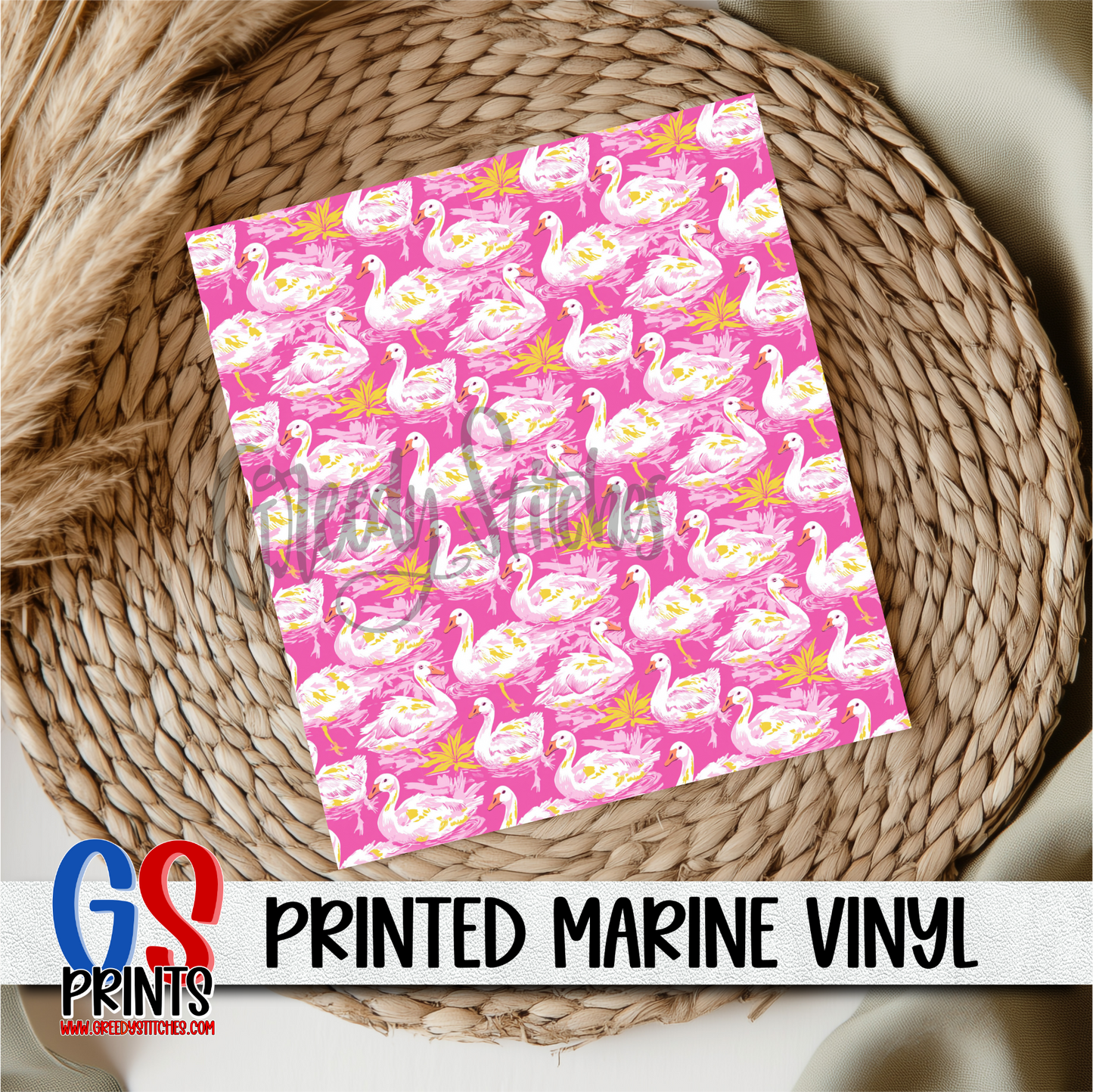 Preppy Pink Goose Marine Viny