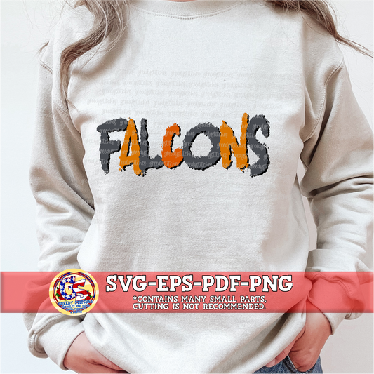 Falcons Splatter PNG EPS SVG PDF