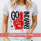 Go Indians Foamie SVG DXF EPS PNG