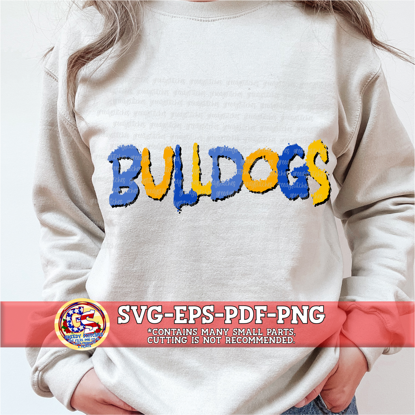 Bulldogs Splatter PNG EPS SVG PDF