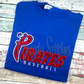 Pass Christian Pirates Baseball Sequin Sweatshirt