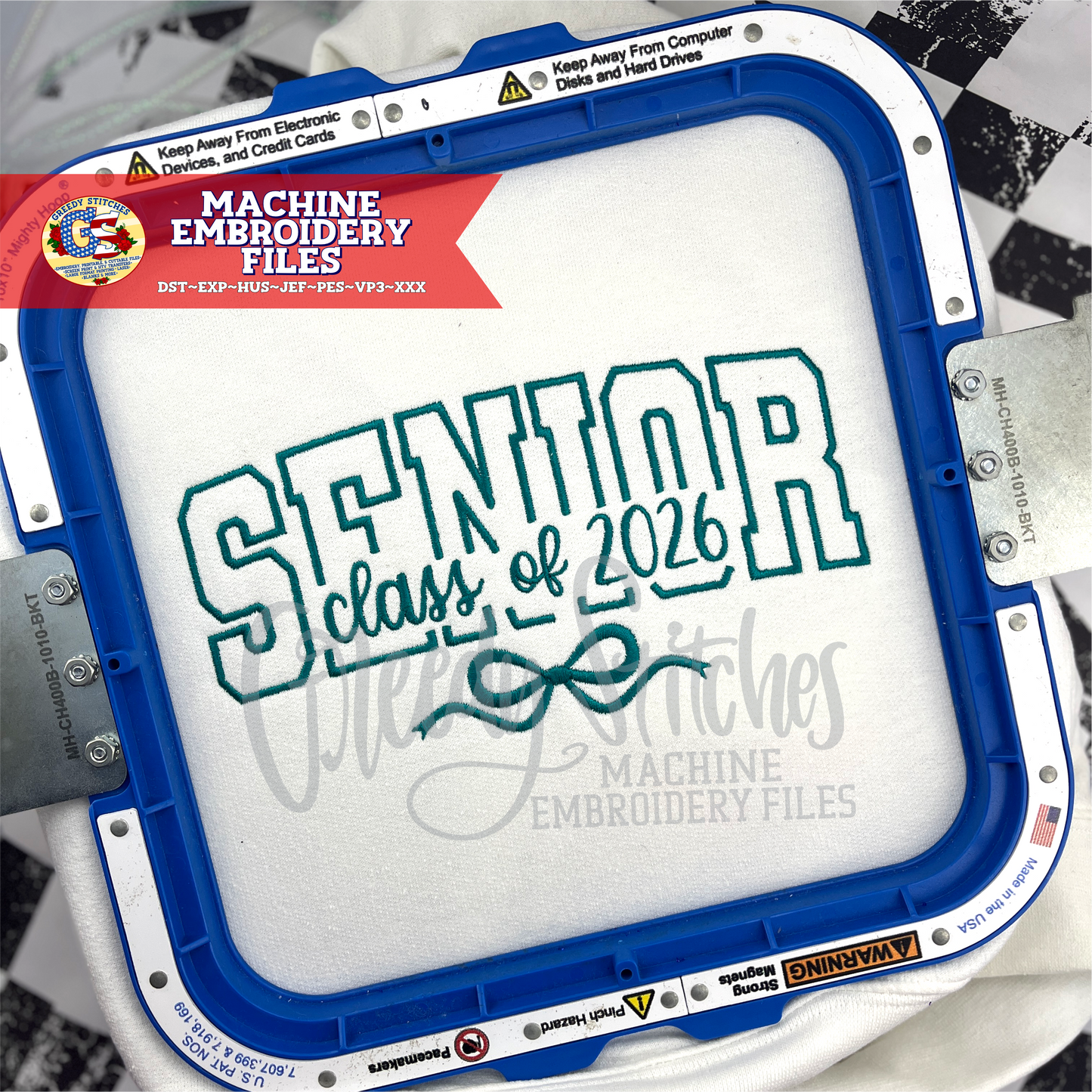 Senior Class of 2026 Machine Embroidery Design